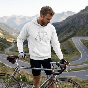 Fietsonderstel Geometrie Diagram Hoodie