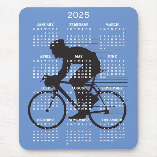 Fietsontwerp 2025 Kalender Muismat (Voorkant)
