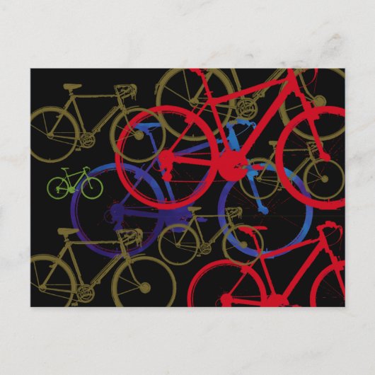 fietsontwerp briefkaart (Voorkant)