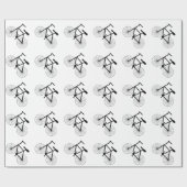 Fietsontwerp Cadeaupapier (Vlak)