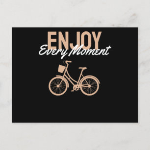 Fietsontwerp - Geniet van elk moment Briefkaart