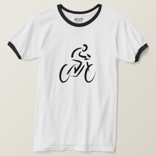 Fietsontwerp T-shirt (Design voorkant)
