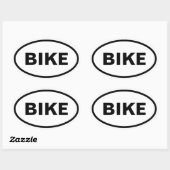 Fietsovale auto stickers (Vel)