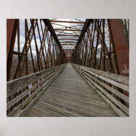 Fietspad Brug Poster