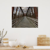 Fietspad Brug Poster (Keuken)
