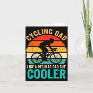 Fietspapa als een gewone maar coolere fiets kaart