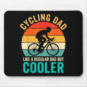 Fietspapa als een gewone maar coolere fiets muismat