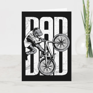 Fietspapa Mountainbiken BMX Fijne Vaderdag Kaart