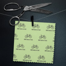 Fietspatroon & eigen tekst voor fietser - elke kle