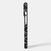 fietspatroon in zwart-wit Case-Mate iPhone case (Achterkant / Links)