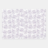  fietspatroon inpakpapier vel (Voorkant 2)