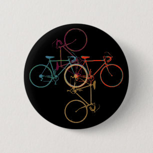 fietspatroon ronde button 5,7 cm