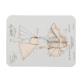  fietspatroon voor vrouwen magneet (Horizontaal)