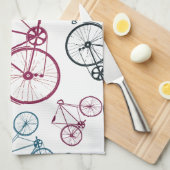 fietspatrootrechten voor fietsers theedoek (Quarter Fold)