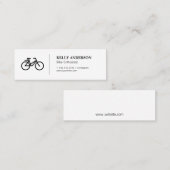 fietspictogram mini visitekaartje (Voorkant / Achterkant)