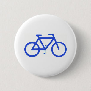 fietspictogram ronde button 5,7 cm
