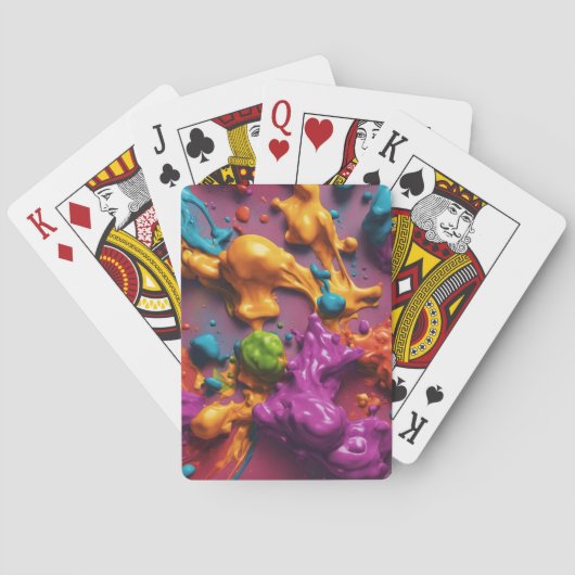 Fietsplekkaarten Pokerkaarten (Achterkant)