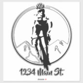 Fietspostboxsticker Sticker (Vel)