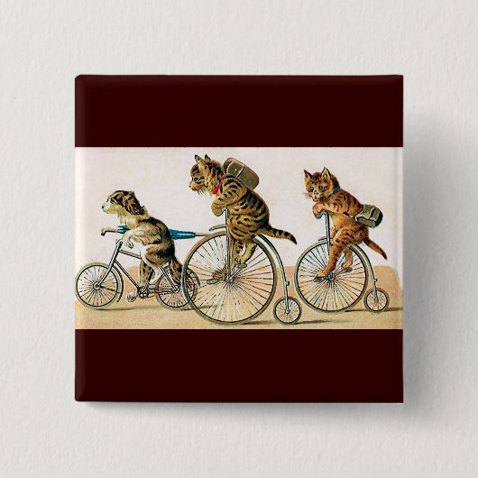 fietspriet vierkante button 5,1 cm (Voorkant)