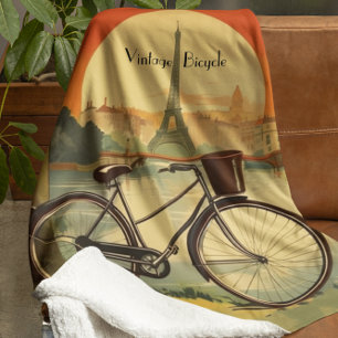 Fietsreis Poster, Parijs aanpasbaar Sherpa Deken