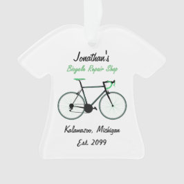 Fietsreparatie Shop Kerstversiering Ornament