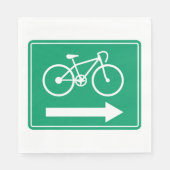 fietsroutebeschrijving servet (Voorkant)