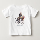 Fietsshirt met zebraprint (Voorkant)
