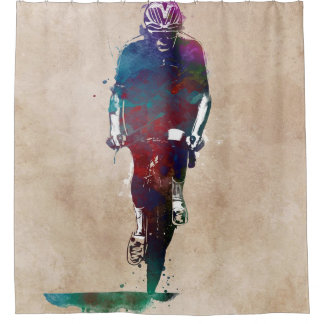 Fietssport - Cute Cycling Lover Gift Douchegordijn