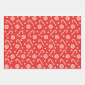 Fietsster Kerstmis Inpakpapier Vel (Voorkant 2)