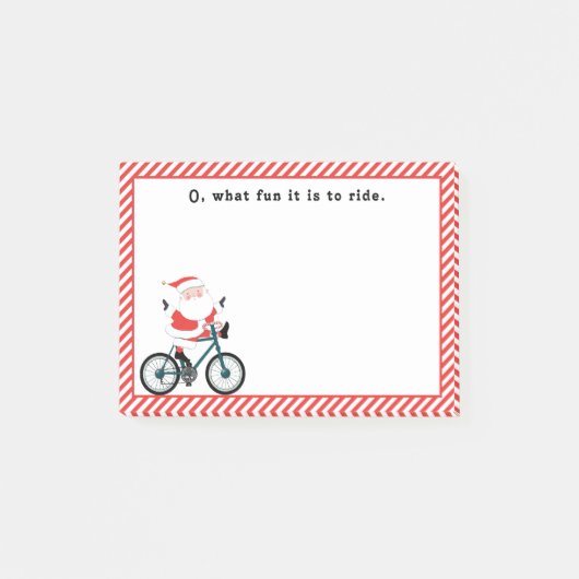 Fietsster Kerstmis Post-it® Notes (Voorkant)