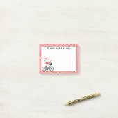 Fietsster Kerstmis Post-it® Notes (Op bureau)