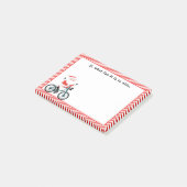 Fietsster Kerstmis Post-it® Notes (Schuin)
