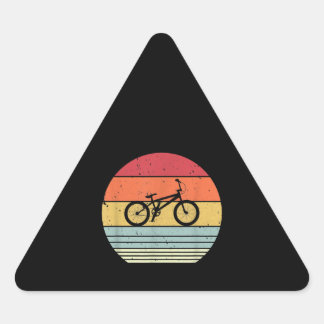 Fietsstijl BMX Rider Driehoek Sticker