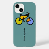 Fietssymbool : Fietsen ; Fietsers Cool Case-Mate iPhone Case (Achterkant)
