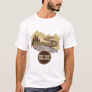Fietst Geschenk met Eigen Pad T-shirt