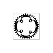 Fietstandwiel silhouet art stempel (Afrduk)