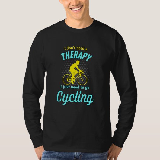 Fietstherapiefietsers fietsenfiets E-Ebike Biker T-shirt (Voorkant)