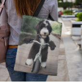 Fietstochten Bernedoodle Canvas tas