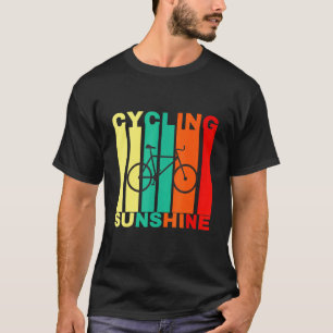 Fietstochten En Zon Gelukkig Fietsen Zomer Outfit T-shirt