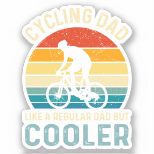 Fietsvader   Fietser   Cycoloog   avontuur Sticker