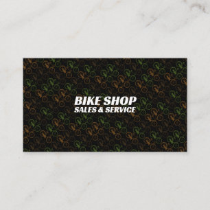 Fietsverkoop Fiets Winkel Service Reparatie Visitekaartje