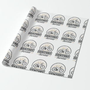 Fietswedstrijd over 100 mijl voor Century Survivor Cadeaupapier