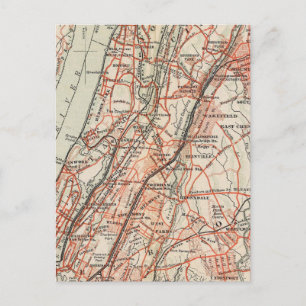 Fietswegen in New York en Conneticut 3 Briefkaart