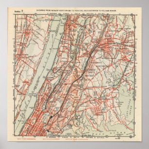 Fietswegen in New York en Conneticut 3 Poster