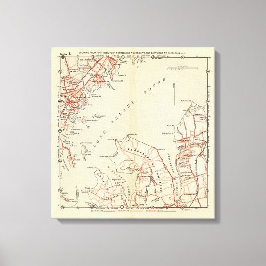 Fietswegen in New York en Conneticut 6 Canvas Afdruk (Voorkant)