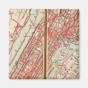 Fietswegen in New York en Conneticut 6 Magneet