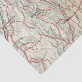 Fietswegen in New York en Conneticut Tissuepapier (Detail)