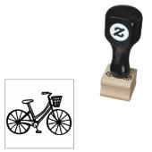 Fietswiel Rubberstempel (Gestempeld)