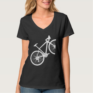 Fietswielrennen Bergfiets Wielrenner Fietsen T-shirt