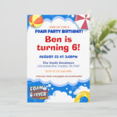 Fièvre de mousse Nashville Invitation d'anniversai (Debout devant)